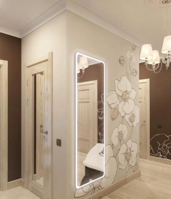 Зеркало с подсветкой 455x1350мм Loren Led Континент