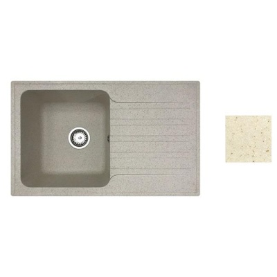 Мойка из искусственного камня, бежевый, STYL, BelEvors