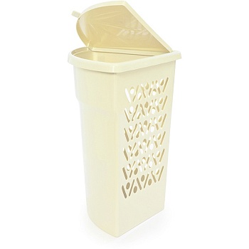 Корзина для белья угловая (цвета в ассортименте) 45л, 4329900 Полимербыт