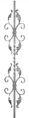 Кованый элемент балясина 12x170x950мм (05.131-С)