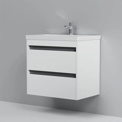 Тумба подвесная Pulse 60 с умывальником AM.PM M91-FHX0602-WCC0602WG