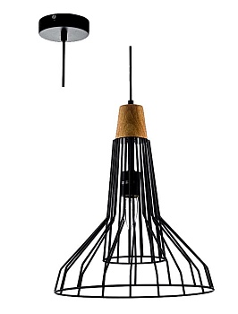 Светильник подвесной НСБ 01-60-101 X1592 черный/коричневый Aitin-Pro