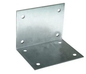 Уголок крепежный равносторонний EKT 40x40x20x2,0 мм KUR-40-20