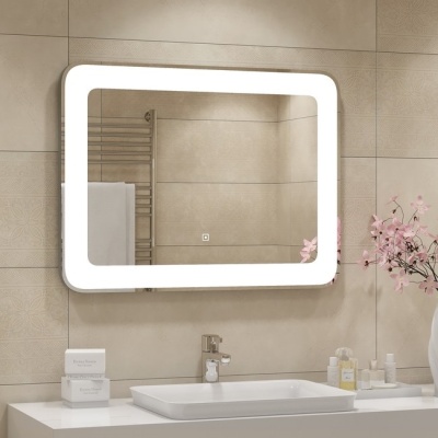 Зеркало Velvette LED 80x60см с бесконтактным сенсором Continent