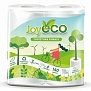 Бумага туалетная 2-слойная 4 рулона JOY Eco