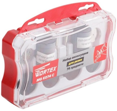 Набор аксессуаров для гравера WORTEX MGK074C11711 в боксе
