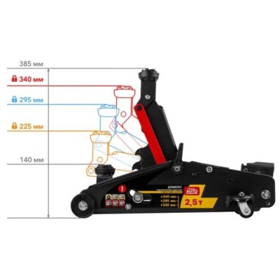 Домкрат гидравлический 2.5 т подкатной Startul Auto ST8014-06