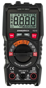 Мультиметр цифровой Ermenrich Zing TC13 (82980)