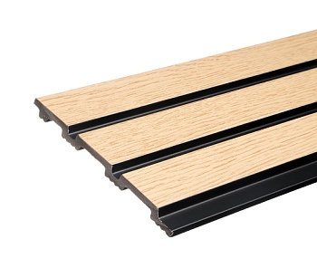 Панель декоративная 3D Rail Клен 120x10x2700 мм, Grace