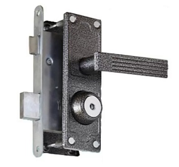 Замок врезной ЗВ4Дт-03-08/2.2 антик серебро ВОЛМЕТ