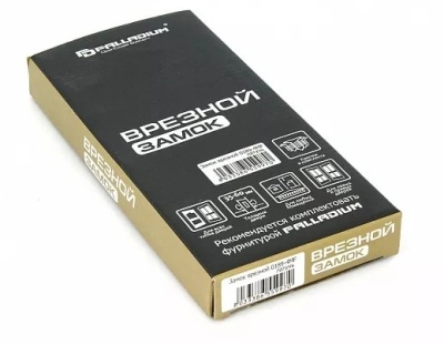 Замок врезной 0189-4MF латунь PALLADIUM