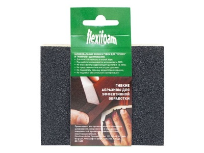 Губка абразивная 120х98х13мм P280 Soft Pad Flexifoam 61258
