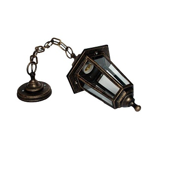 Светильник Адель 1 НСУ 06-60-001 У1 (под бронзу прозрачное стекло) ЭЛЕКТ