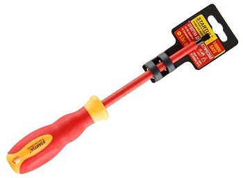 Отвертка шлицевая диэлектрическая 