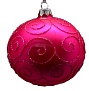Шар елочный Weave on Pink 8 см, MU2204-53