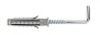 Дюбель с прямым крюком KRHP-8 