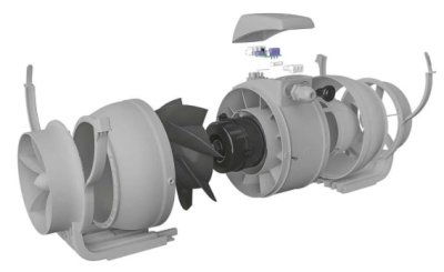 Вентилятор канальный TYPHOON d125 мм двухскоростной ERA PRO