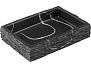 Мыльница Stonewave черная Perfecto Linea 35-130803