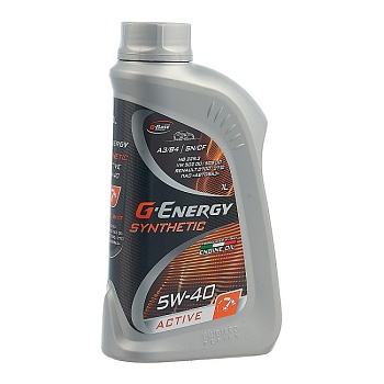 Масло моторное синтетическое G-Energy Synthetic Active 5W40 1 л