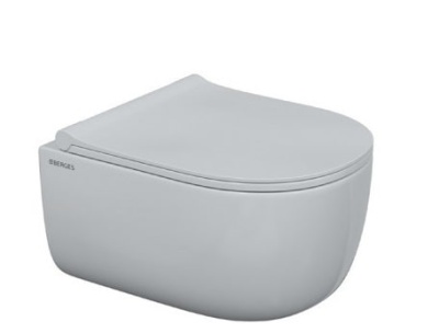 Комплект BERGES: инсталляция NOVUM525 + унитаз EGO Rimless, сидение дюропласт Toma Slim SO