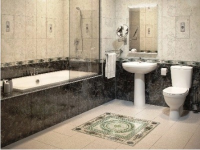 Декор керамический Цезарь 250х400мм 342571 М-Квадрат