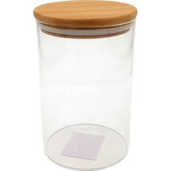 Банка для сыпучих продуктов стеклянная 10х16 см, DomiNado HJ0078