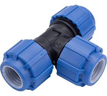 Тройник 32 мм, Политэк ТПК-АКВА 50050032
