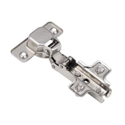 Петля накладная с доводчиком 100° 48мм H-2 slide-on AKS 109834 (еврошуруп)