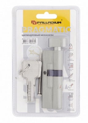 Цилиндровый механизм ZN 90 (35x55) C BK SN Palladium