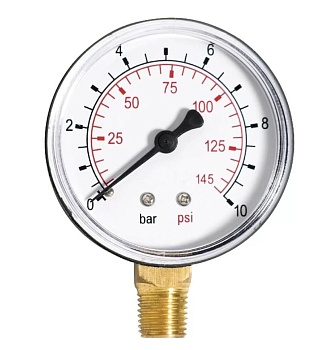 Манометр особопрочный радиальный D63 vv 1/4