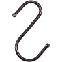 Крючок на релинг ретро, черный, AKS (6 шт)