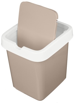 Контейнер для мусора 9л с поворотной крышкой, idiland Tule 2213009