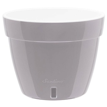 Горшок двойной 2,5 л ASTI Серый-Белый