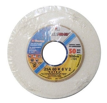 Круг шлифовальный 125х20х32 25A 60 K 6 V 50 LUGA
