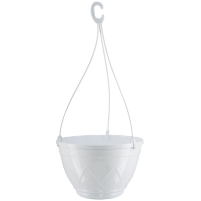 Горшок ЛИЛИЯ ПОДВЕСНАЯ 2,5 л белый