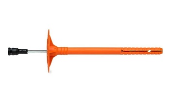 Дюбель для теплоизоляции 10x90мм со стальным гвоздем с термоголовкой DTI-10 ЕКТ