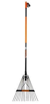 Грабли веерные 380х1755 мм, 16 зубьев, алюминиевый черенок FINLAND 2580