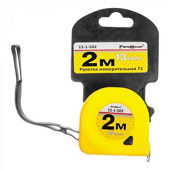 Рулетка Т1 2м 13 мм, 15-1-502 REMOCOLOR