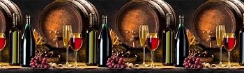 Панель кухонная (фартук) ПВХ Вино 0,6x3м Югпластмаркет