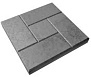 Плитка тротуарная «Калифорния» 300x300x30 мм (серая)