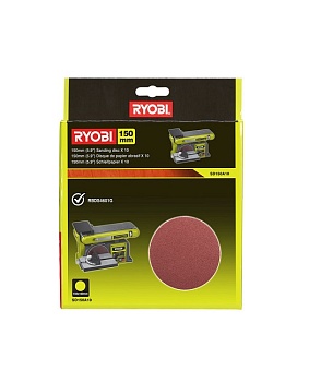 Шлифлист круг 150 мм P80 RYOBI SD150A10 10 шт