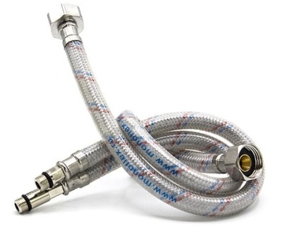 Подводка гибкая для воды 80 см М10 с полимерным покрытием OPTIMA Monoflex