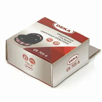 Проволока сварочная ER70S-6 0.8мм 1кг DEKA