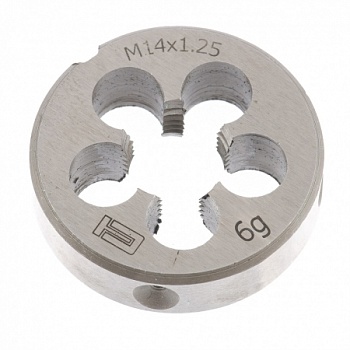 Плашка М14 х 1,25 мм, 77035, Сибртех