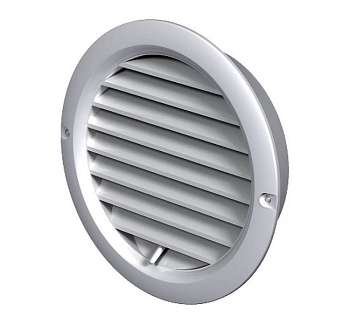 Решетка вентиляционная пластиковая, круглая МВ 150бВс, VENTS