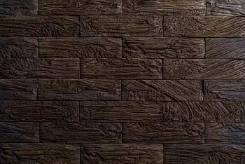 Декоративный камень Кирпич древесный коричневый, упак. 0.69 м2