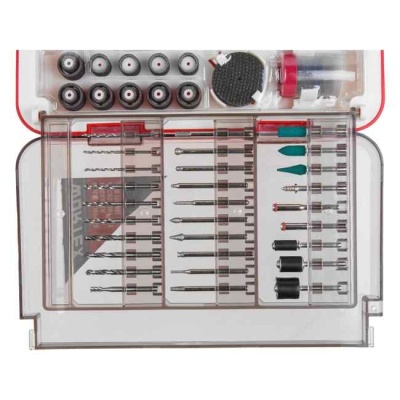 Набор аксессуаров для гравера универсальный 418 предмета WORTEX 1335682