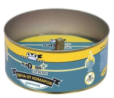 Свеча антимоскитная на эфирных маслах 100гр Nadzor EXTREME