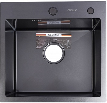 Мойка кухонная K35050B графит Gerhans
