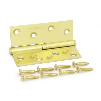 Петля 613-4 PB  латунь левая palladium